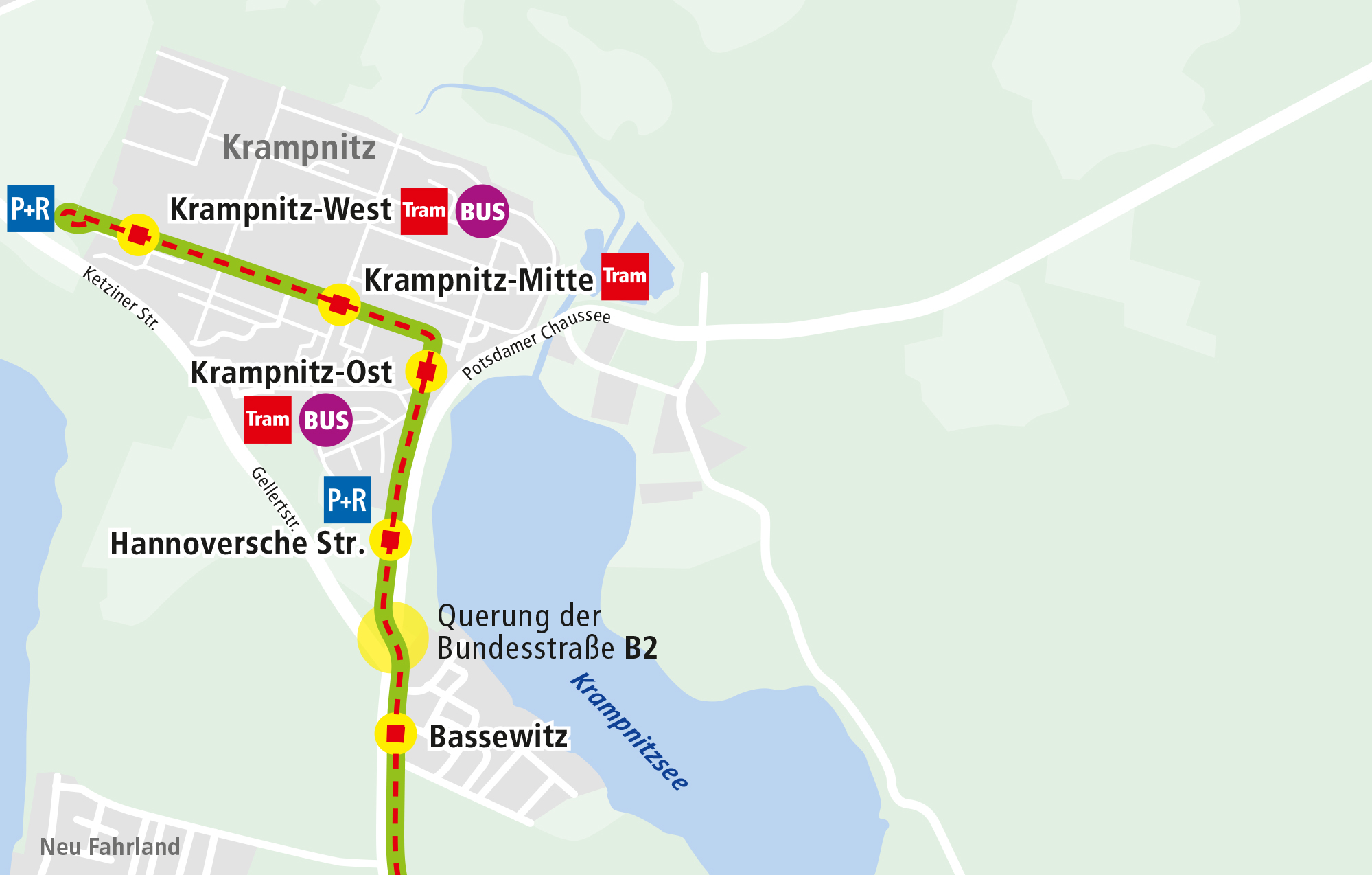 Karte Krampnitz Teilprojekt 1B Karte Krampnitz Teilprojekt 1B